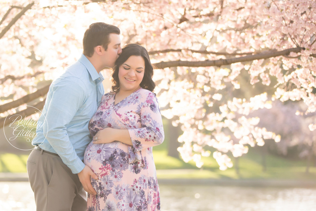 Cleveland Museum of Art | Maternity Photographer | Cleveland Maternity | Cherry Blossom Trees