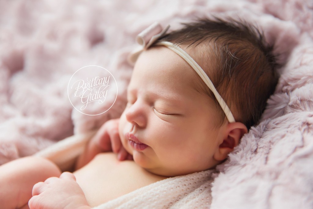 Downtown Cleveland Photography | Cleveland Newborn Photography Studio | Newborn Baby Girl Photo Shoot Inspiration| www.softminkyblankets.com