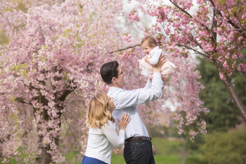 Floral Baby Photography | Sophie 12 Months | Cleveland Museum of Art | Cherry Blossoms at Wade Oval