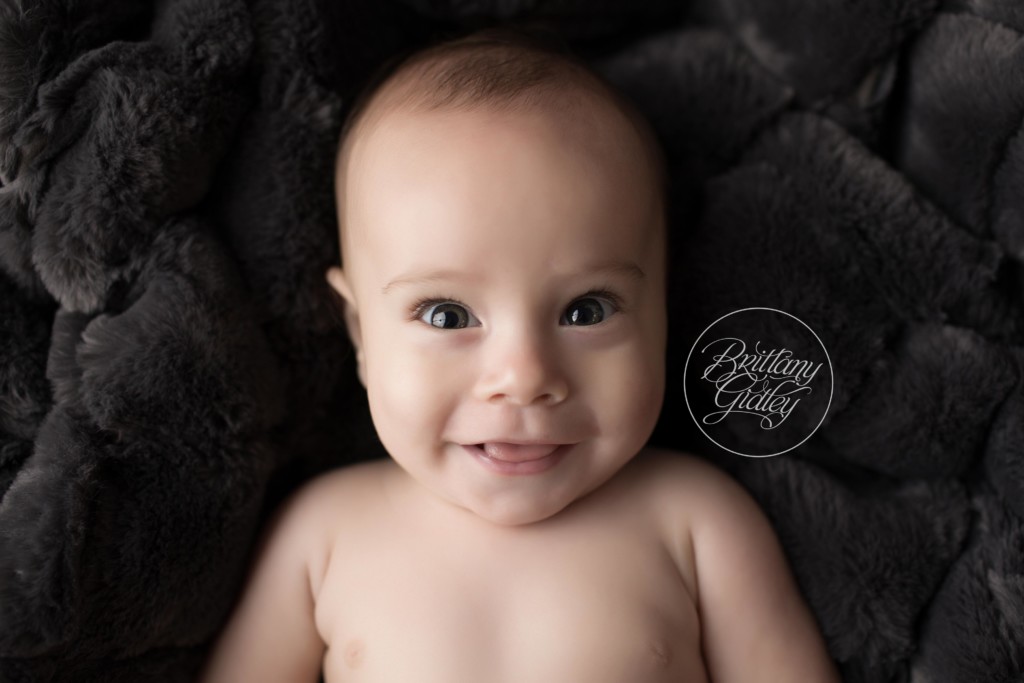 Kirtland Baby Photographer | Kirtland Ohio Baby Photography | 6 Month Milestone Baby Shoot