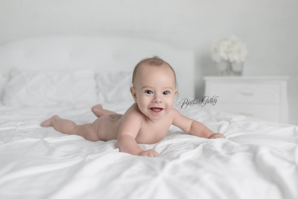Kirtland Baby Photographer | Kirtland Ohio Baby Photography | 6 Month Milestone Baby Shoot