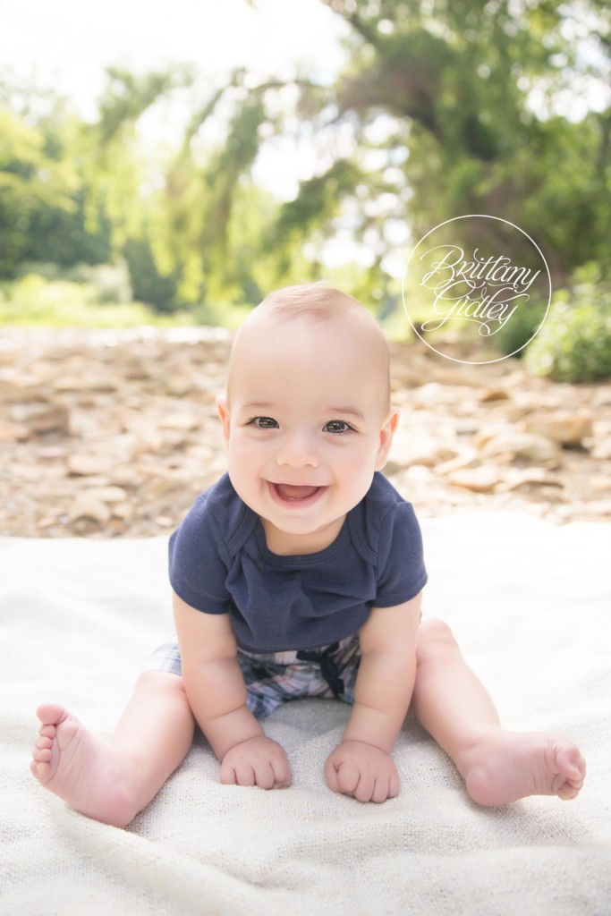 Mentor Baby Photographer | Lucas 6 Months | Brecksville Reservation