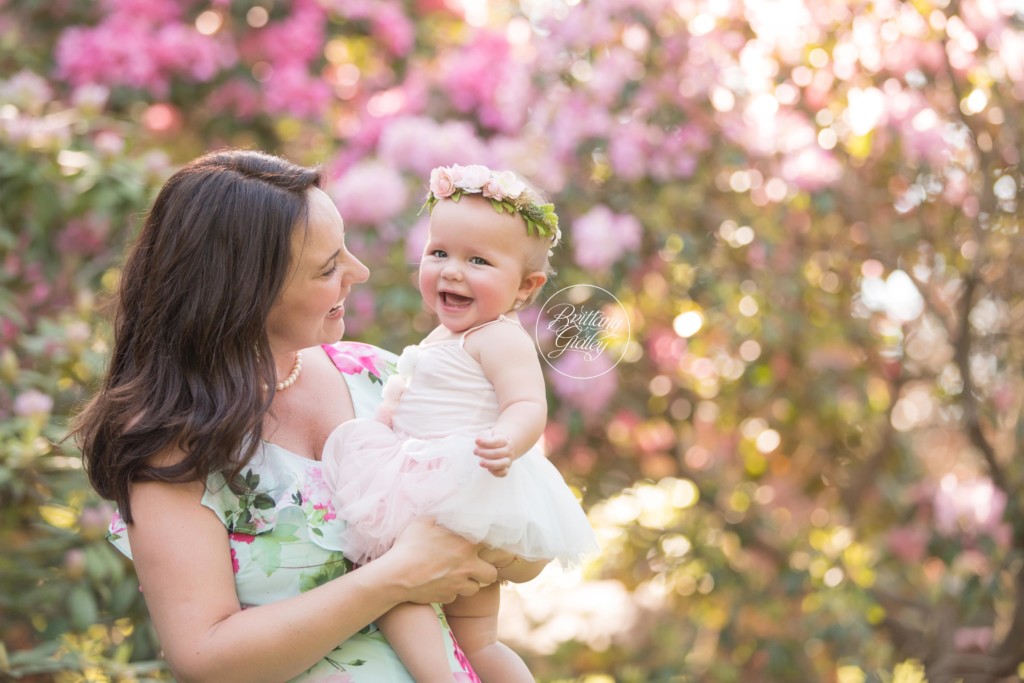 Pastel Cake Smash & Tea Party | Cleveland Baby Photography | Schoepfle Gardens Photographer