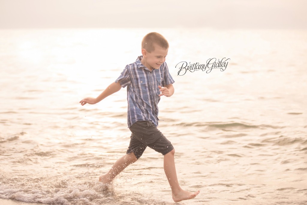 Child Beach Photography | Edgewater Beach Park in Cleveland Ohio