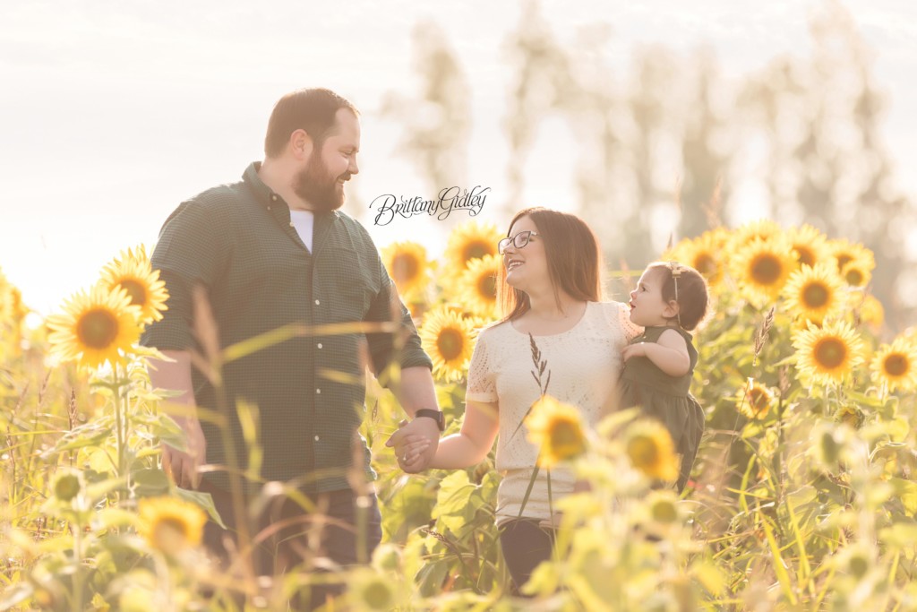 Sunflower Field Family Photography