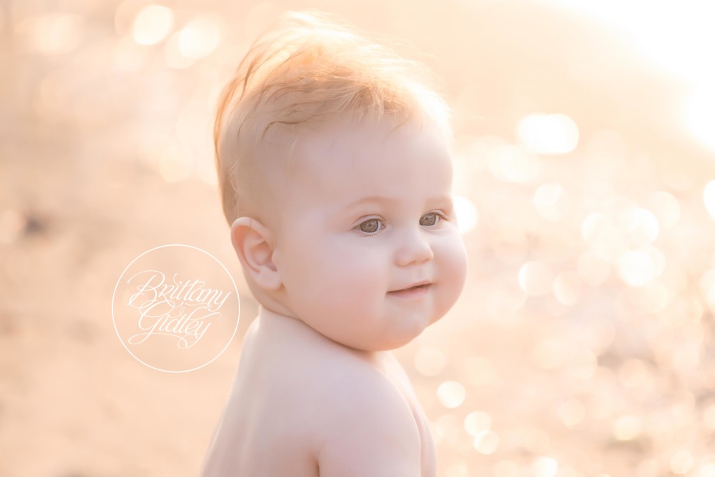 Sunset Photography Cleveland | Everett 6 Months | Edgewater Beach