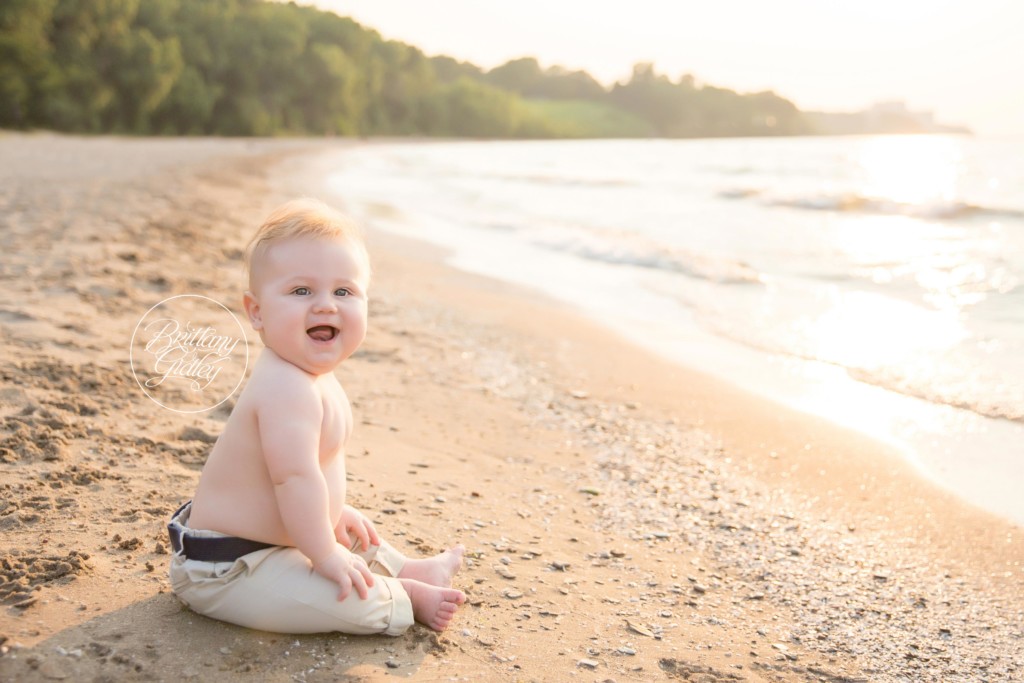 Edgewater Beach Baby Photographer Cleveland Ohio