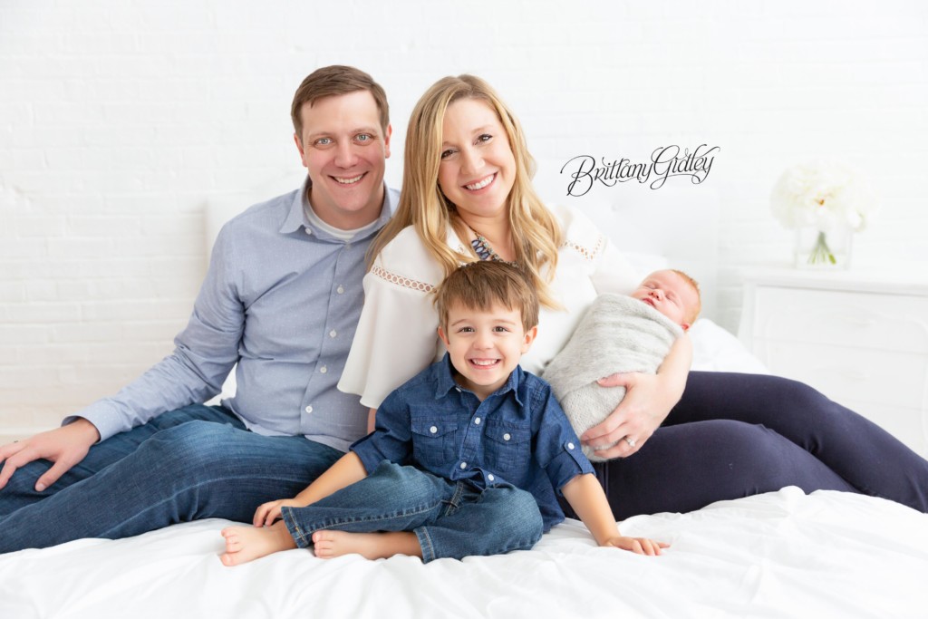 Cleveland Newborn Photographer With Family | Newborn Baby Photographer