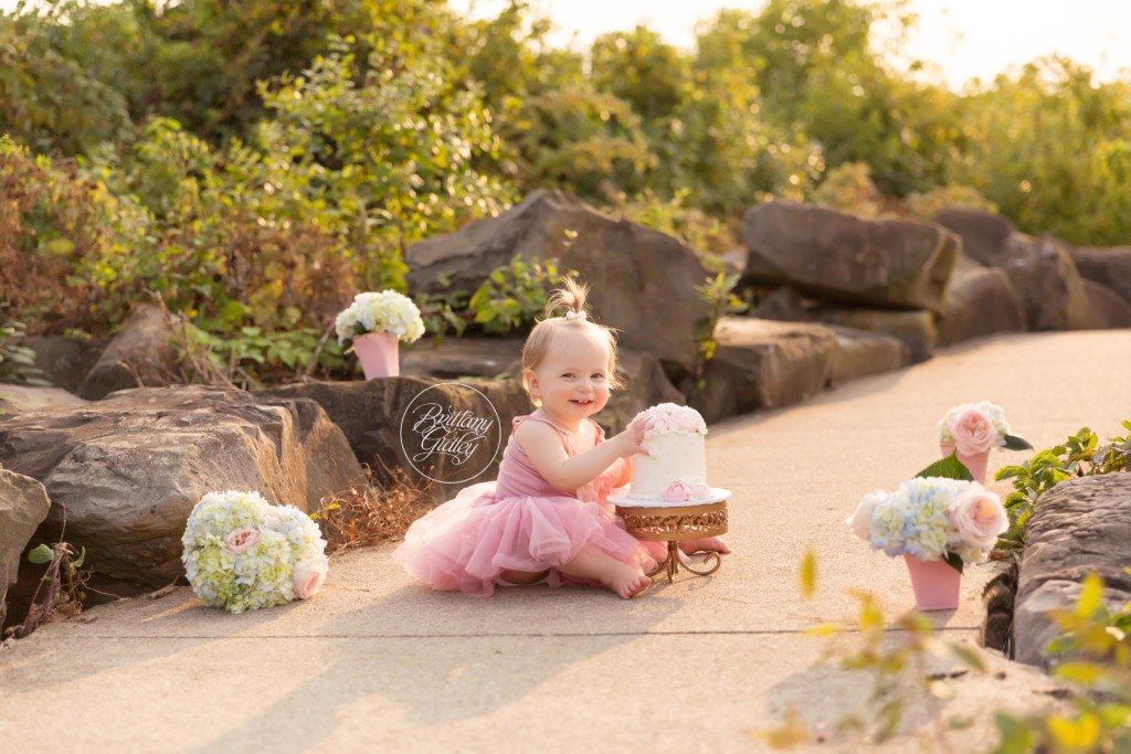 Tea Party Themed Cake Smash Photo Shoot Session