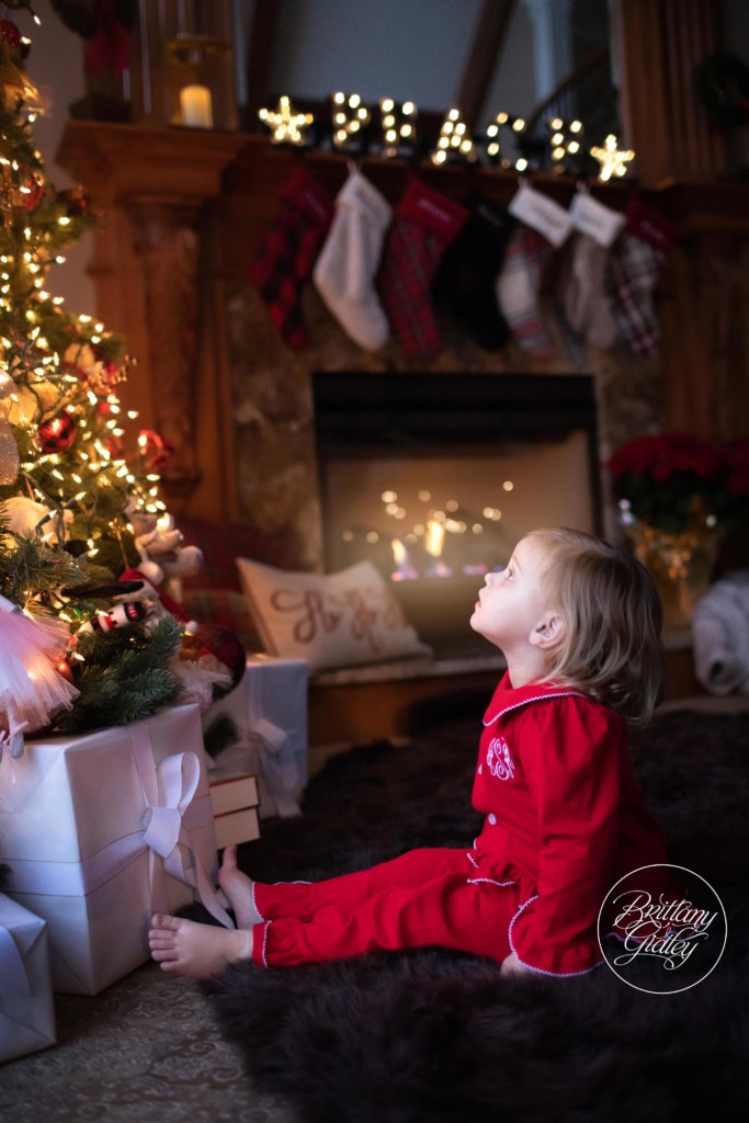 The Night Before Christmas Child Photo Shoot