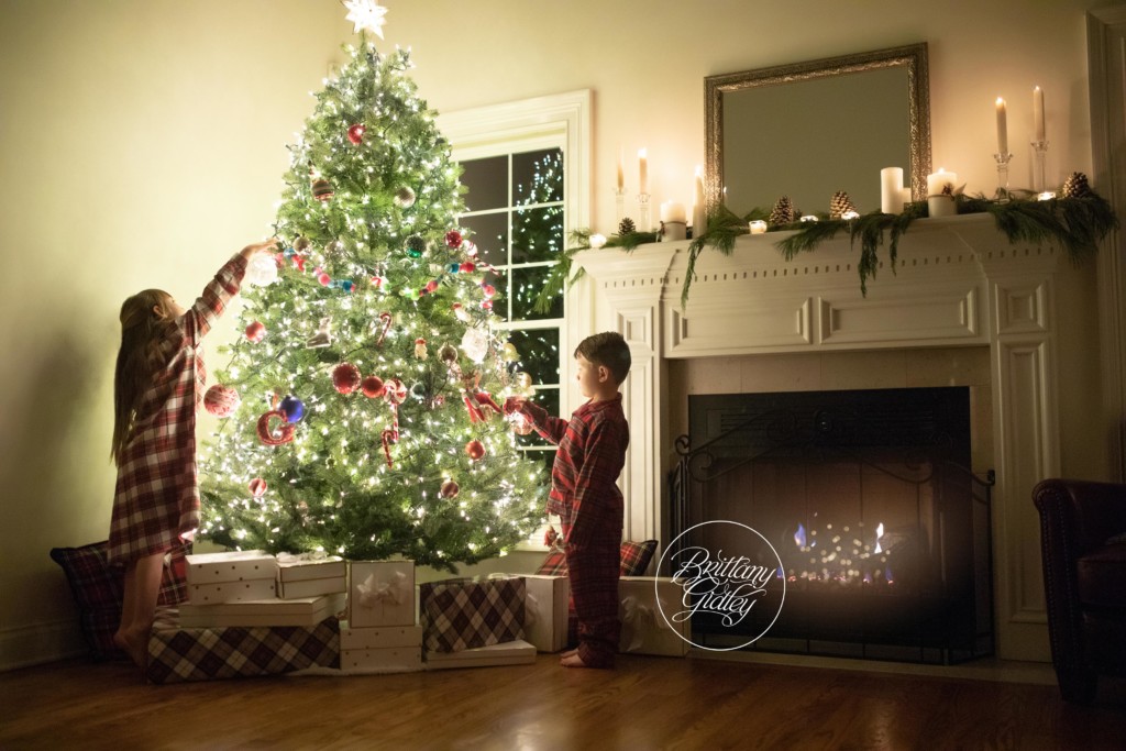 The Night Before Christmas Dream Session Photo Shoot | Christmas Tree Photo Shoot