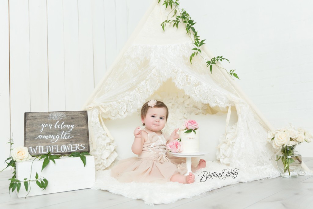 Boho Teepee Photo Shoot Cake Smash