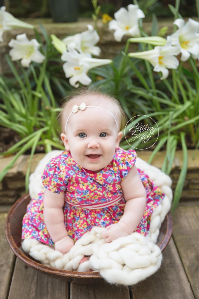 Cleveland Baby Photographers | Madeline 6 Months | Rockefeller Greenhouse