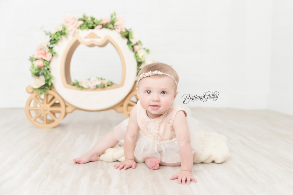 Princess Carriage Baby Photo Shoot