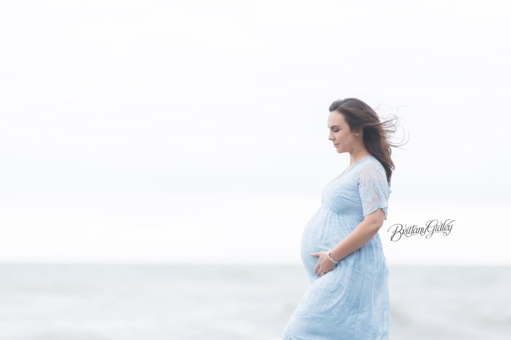 Beach Pregnancy Pictures | Waiting on Baby S | Edgewater Beach