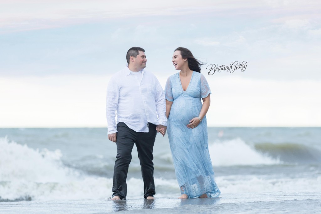 Beach Pregnancy Pictures | Waiting on Baby S | Edgewater Beach