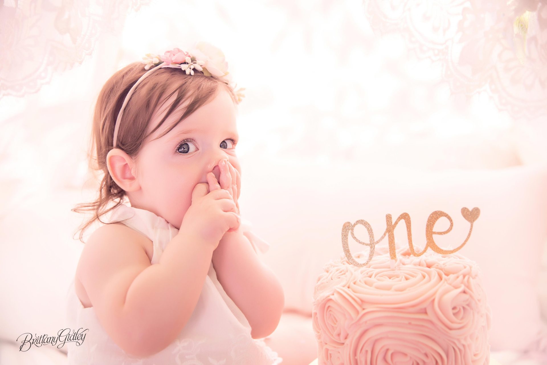 Cleveland Cake Smash Photographer | Emery 12 Months | Fortier Park