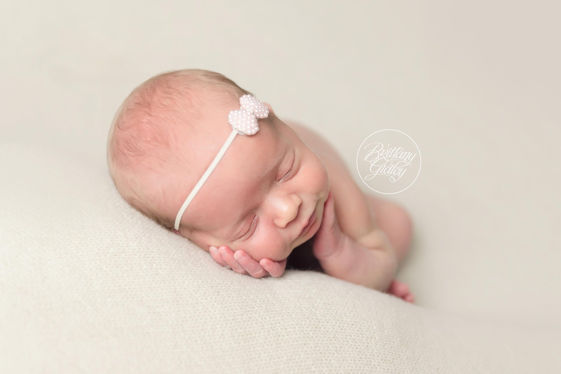 Newborn Baby Girl Photo Shoot at a Twin Newborn Photography Session
