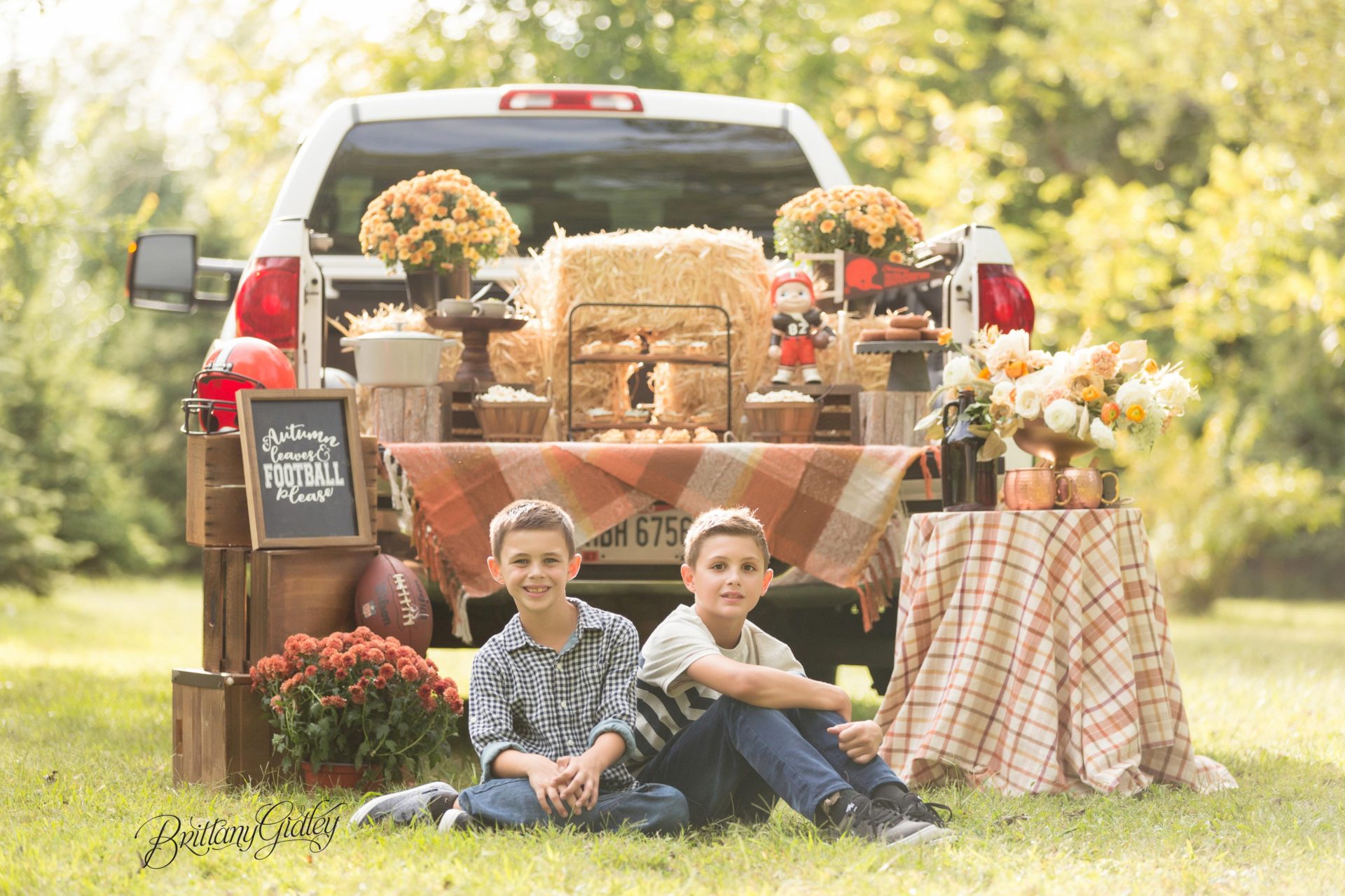 Tailgates and Touchdowns Dream Session | Football Themed Photo Shoot
