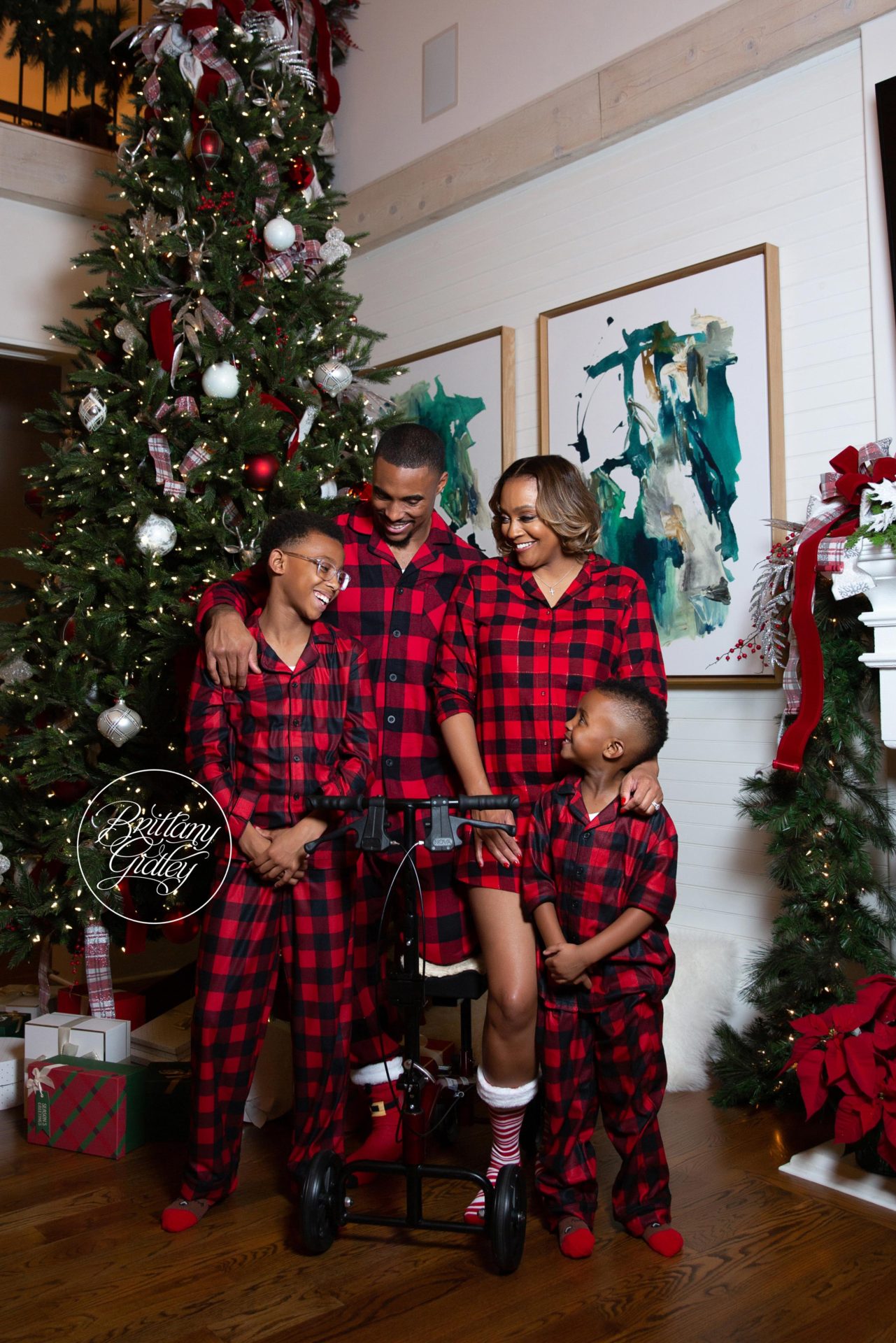 Atlanta Family Photographer | Christmas Photo Shoot | The Burnett Family | Georgia Child Photographer