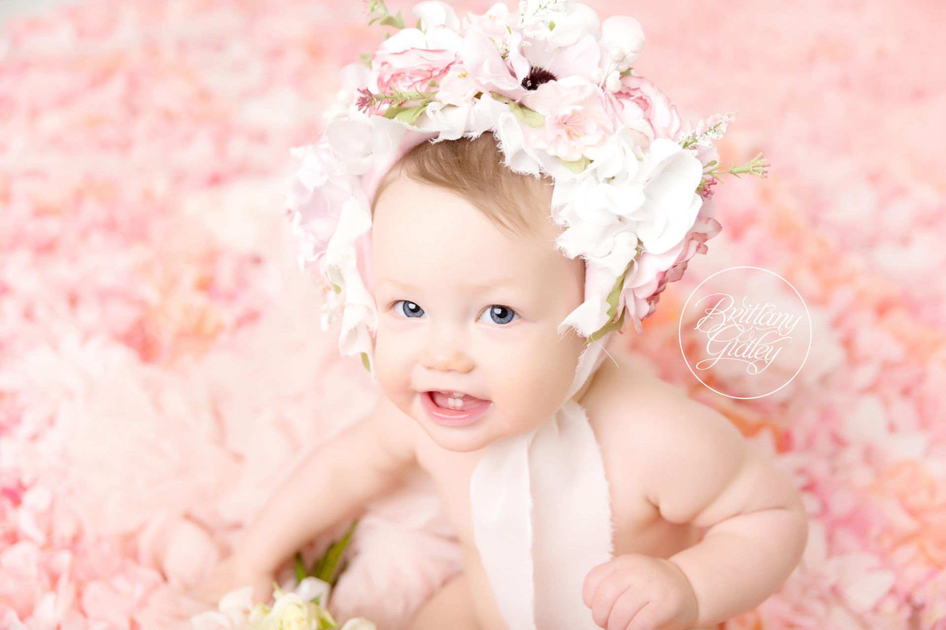 Floral Photo Shoot Baby 12 Months
