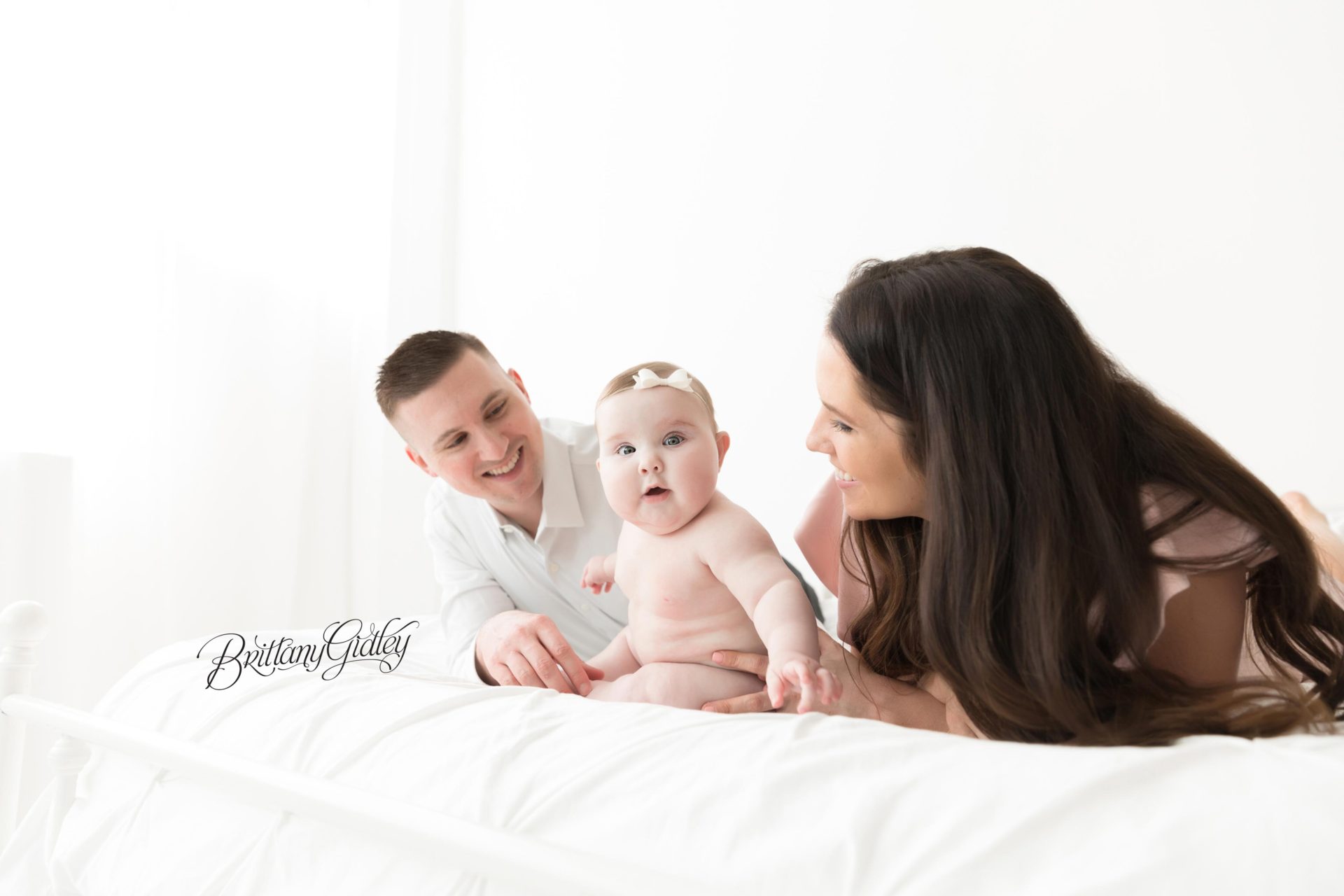 6 Month Old Baby Photo Shoot at Brittany Gidley Photography in Cleveland Ohio