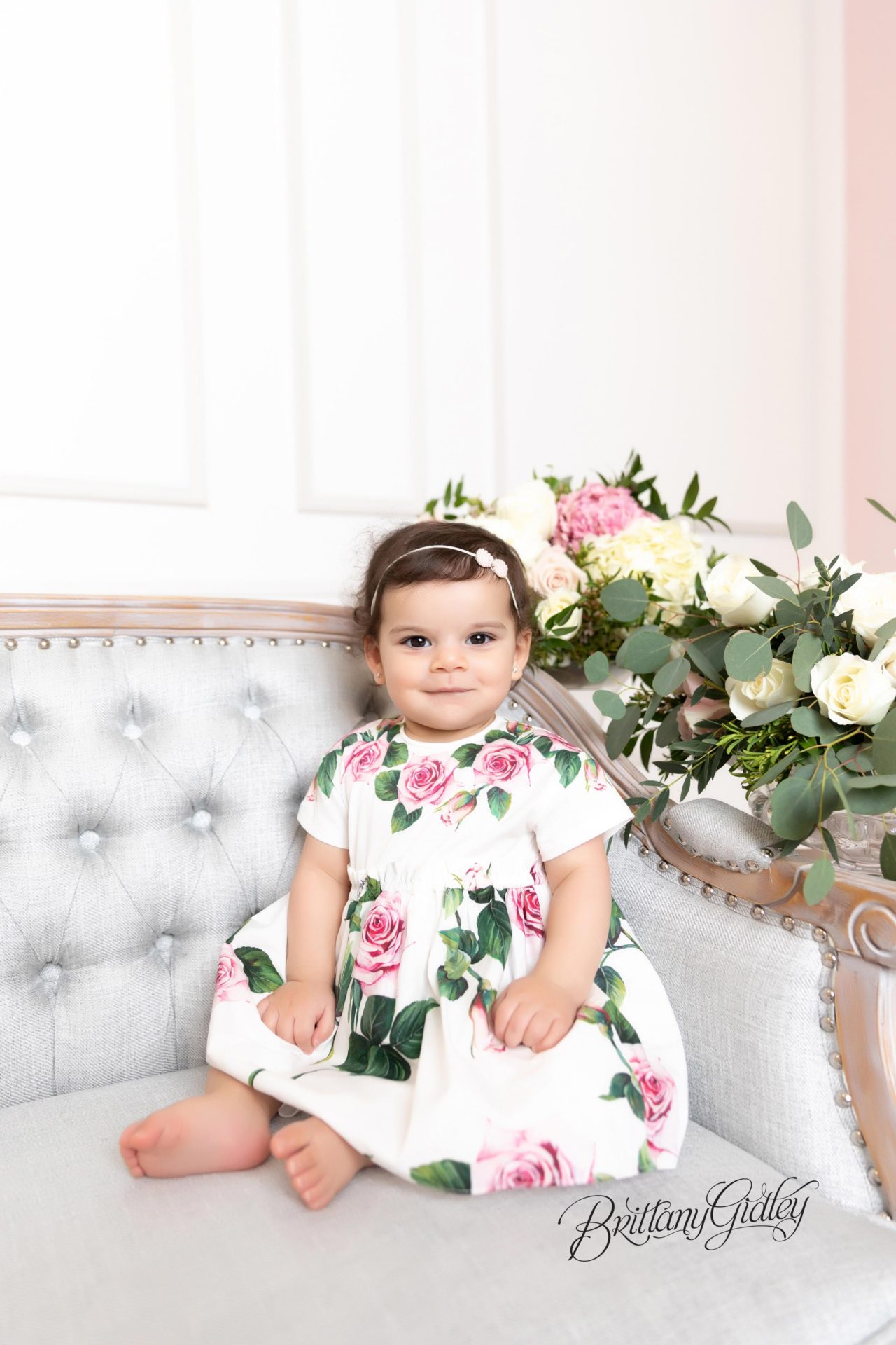 Birthday Blooms Dream Session | Amina 12 Months