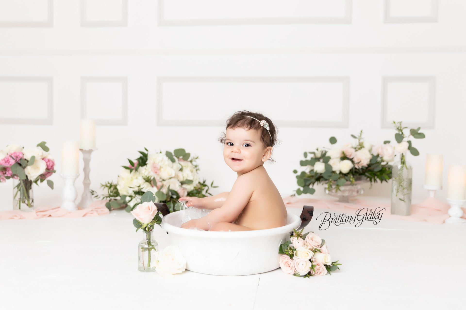 Birthday Blooms Dream Session | Amina 12 Months