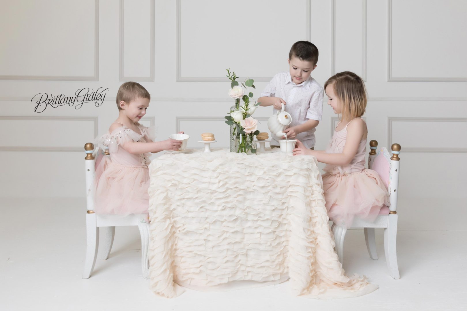 Tea with a Side of Glitter Dream Session | Pediatric Cancer Photo Shoot