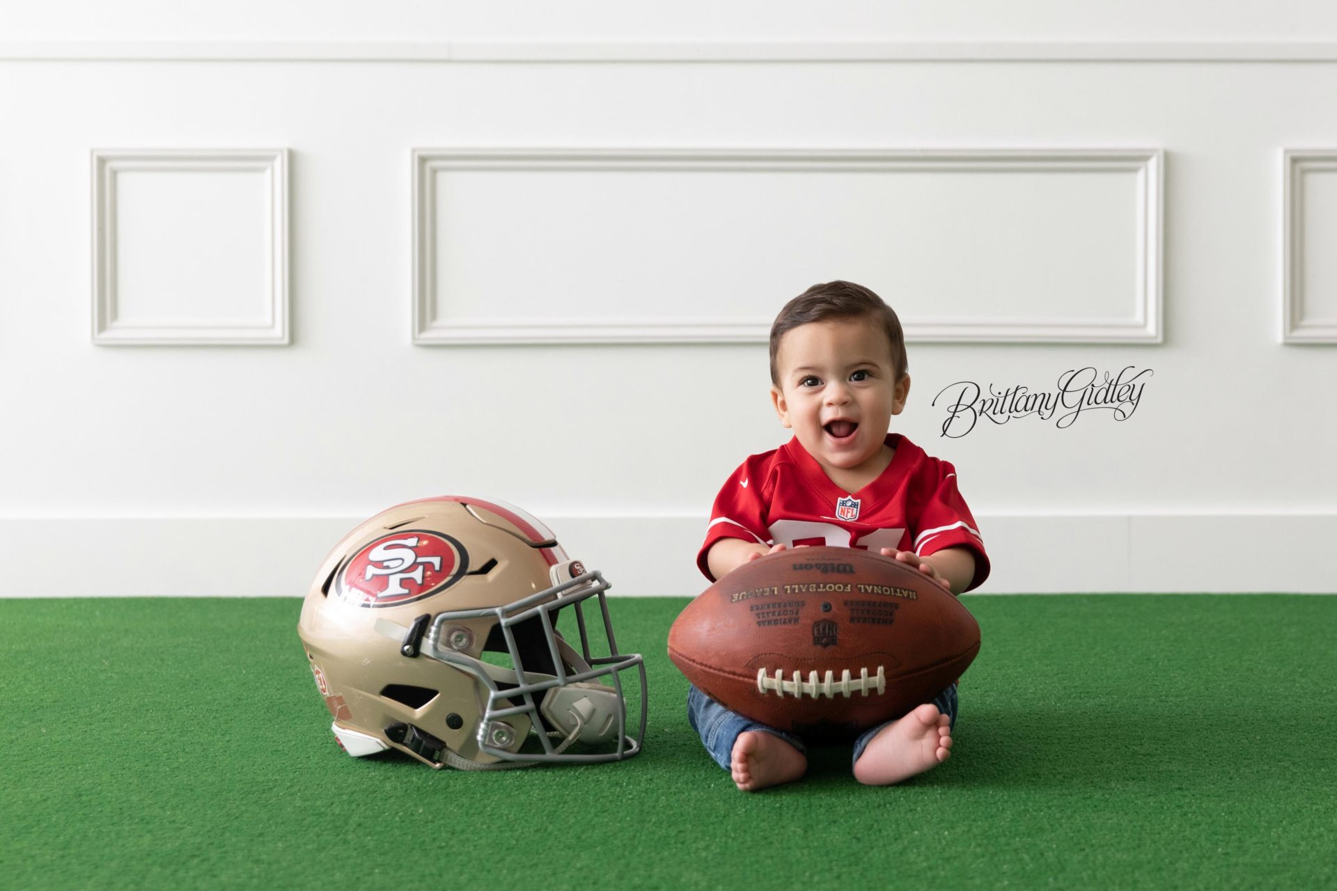 San Francisco 49ers Baby Photographer | Gunnar 8 Months
