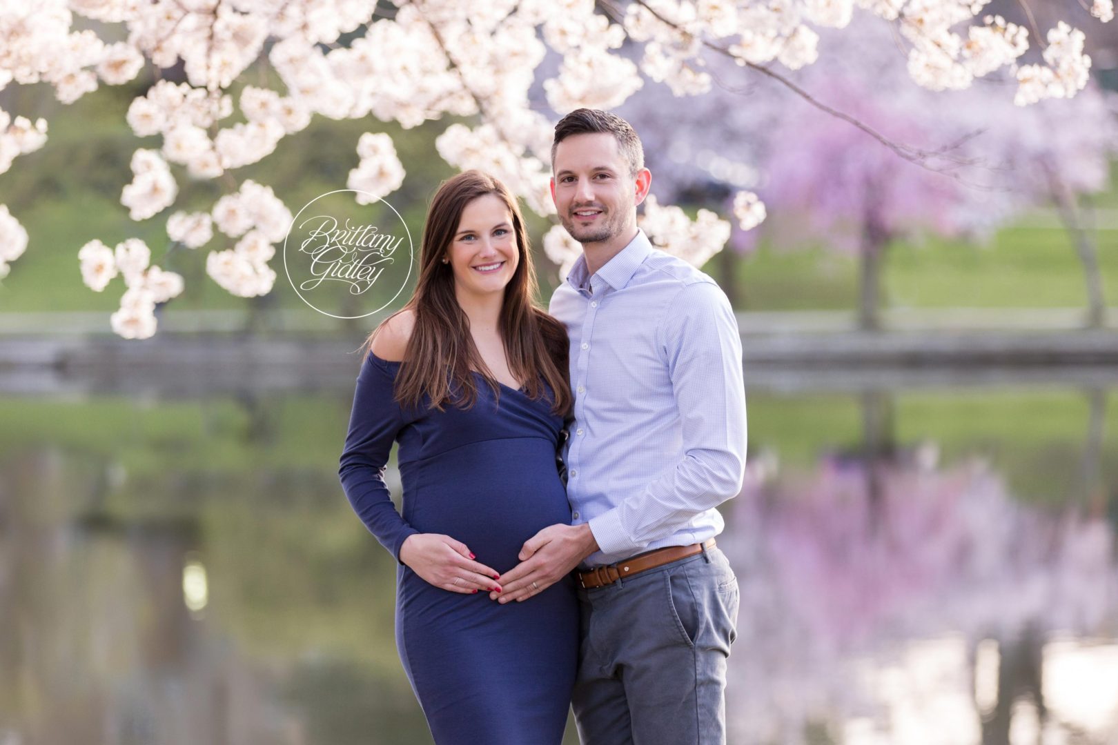 Cleveland Museum of Art Cherry Blossom Photo Shoot Pregnancy Photo Shoot
