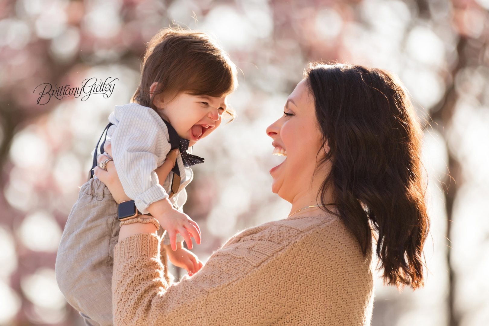 Family Photographer Brittany Gidley captures Cameron and his parents on a warm spring day!