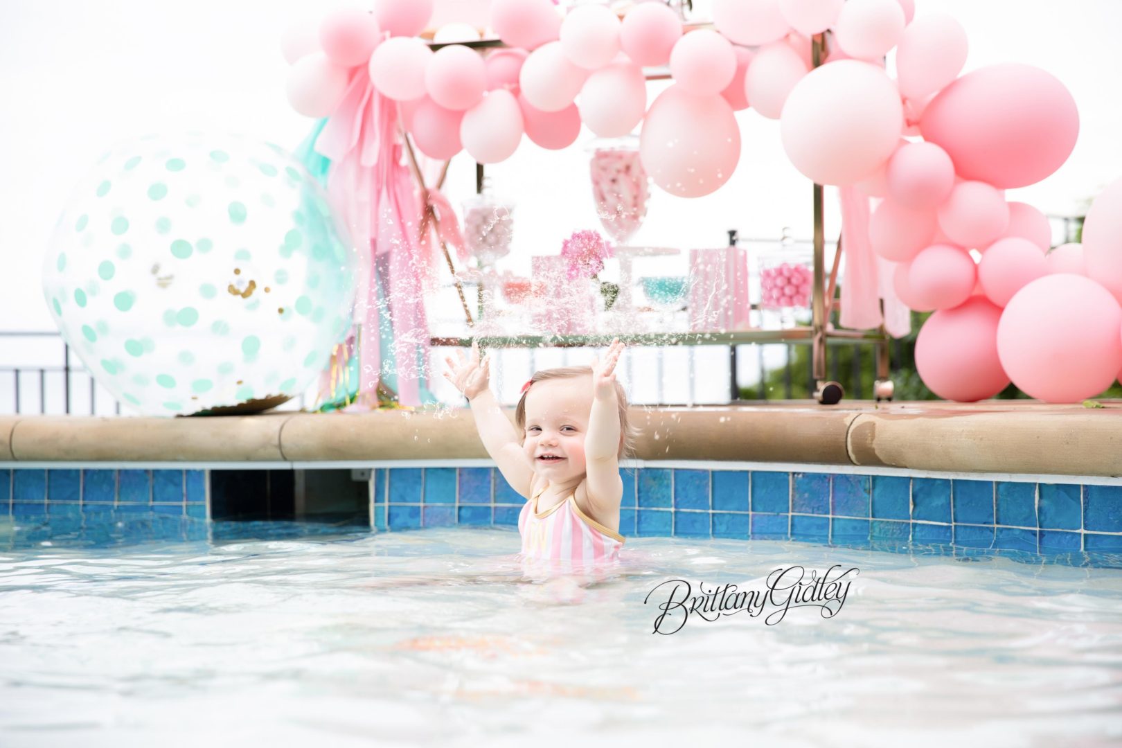 Pool Party Dream Session | Magical Pool Photo Shoot with Brittany Gidley Photography