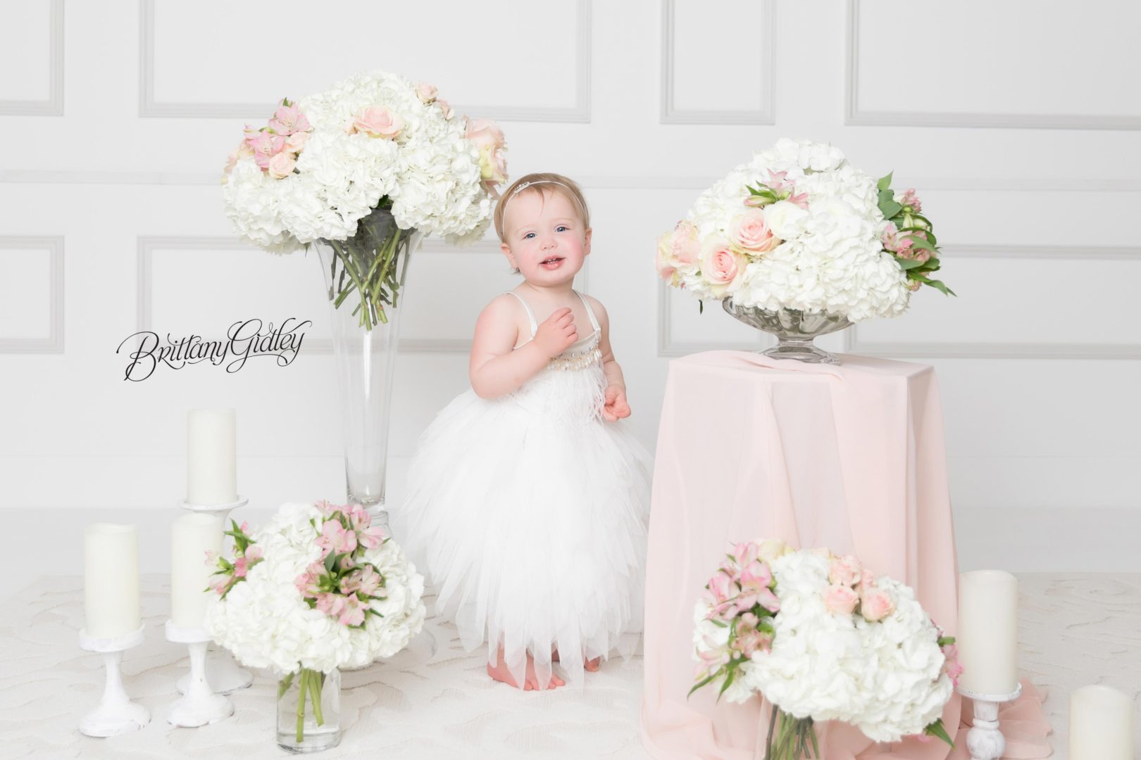 Floral Themed Photo Shoot | Toddler Photographer Brittany Gidley