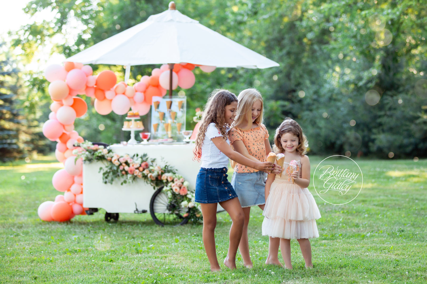 Ice Cream Cart Photo Shoot