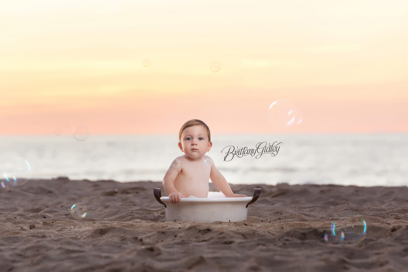 Edgewater Beach Baby Photo Shoot | The Kokal Family