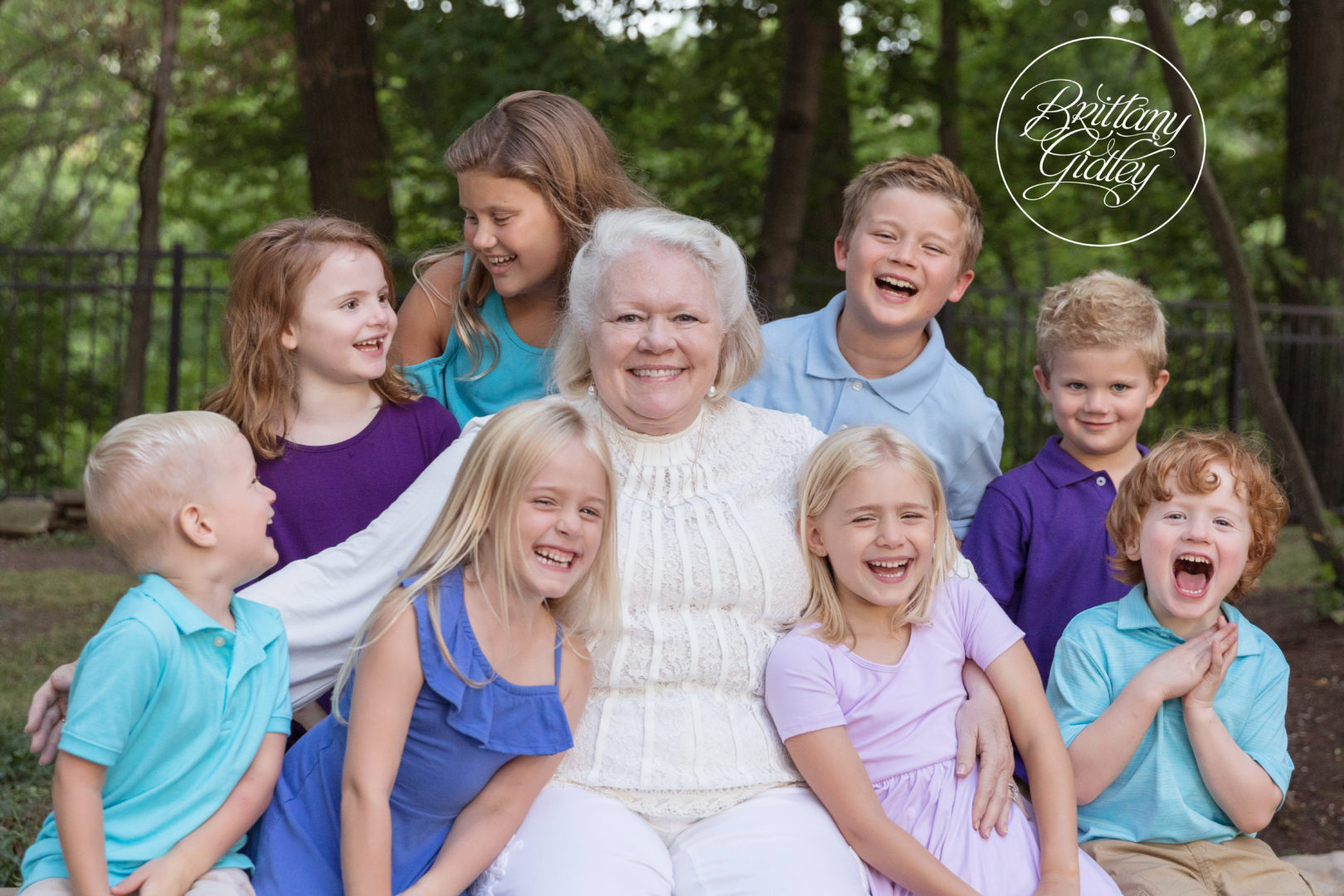 Grandmother and Grandchildren Pictures