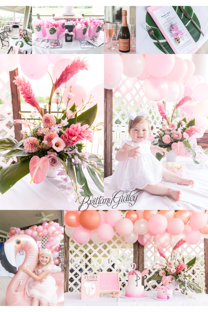 Flamingo Themed Birthday | 12Mo Flamingle Party