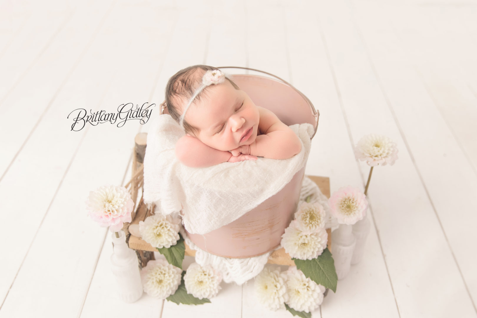 Floral Newborn Photo Shoot
