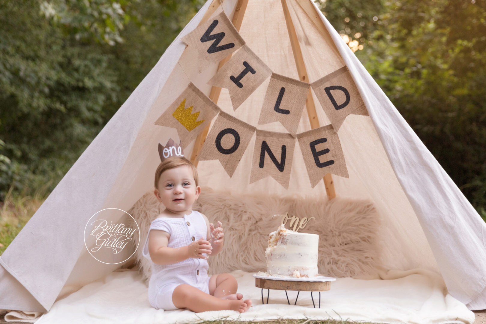 Wild One Cake Smash Dream Session | Kevin 12 Months | Edgewater Beach
