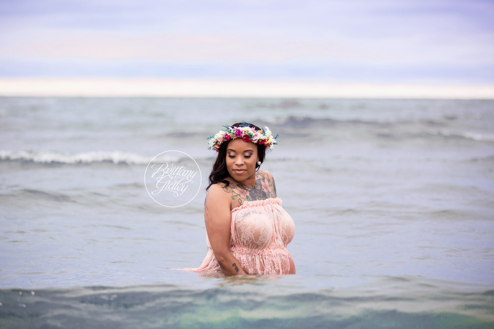 Pregnancy Photography | Wilmore Maternity | Edgewater Beach