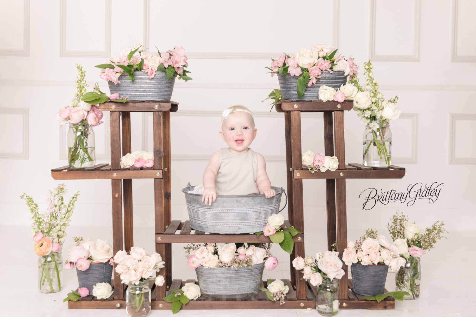 Floral Fun Dream Session | Flower Themed Baby Photo Shoot
