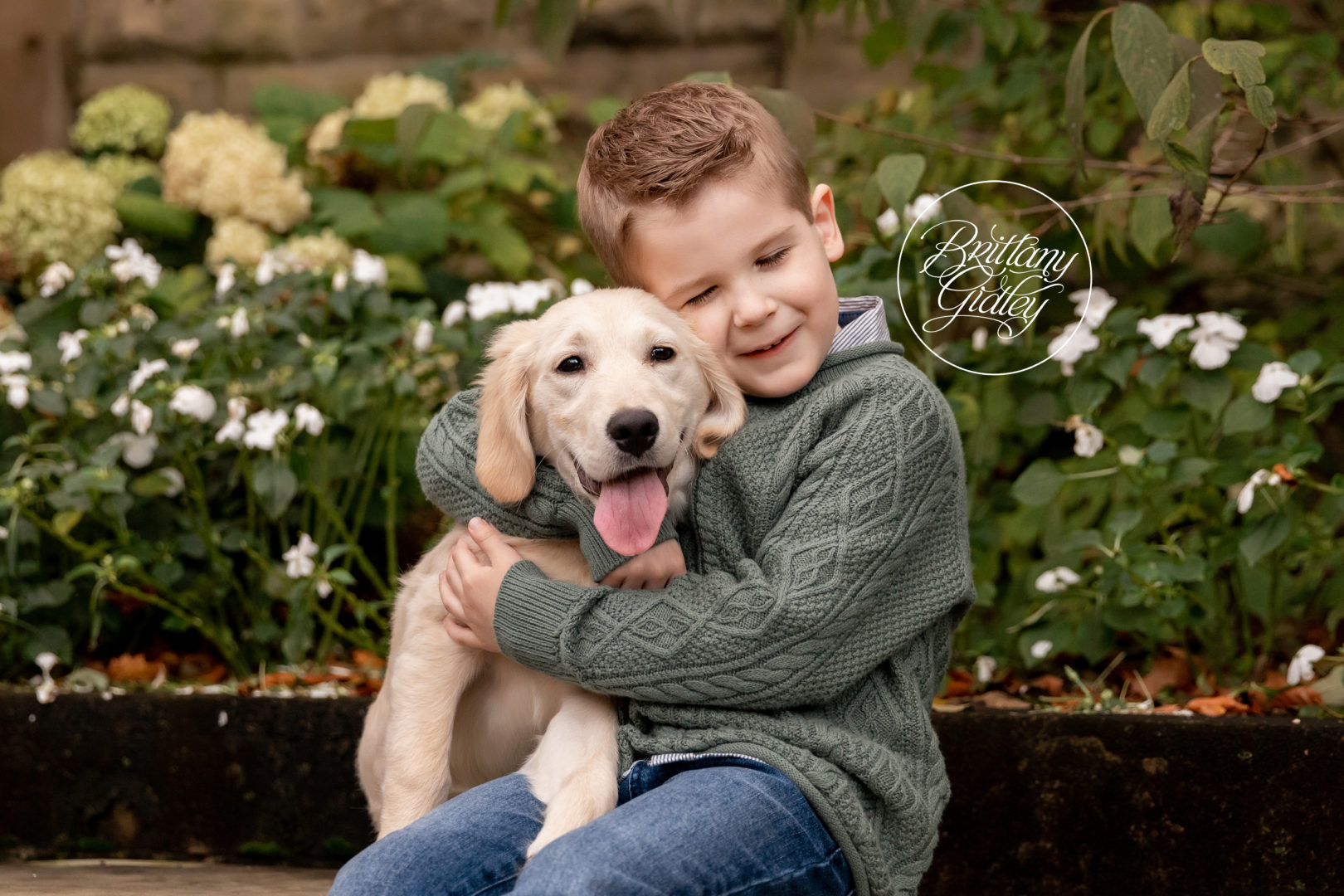 Boy and His Dog | Golden Retriever Puppy