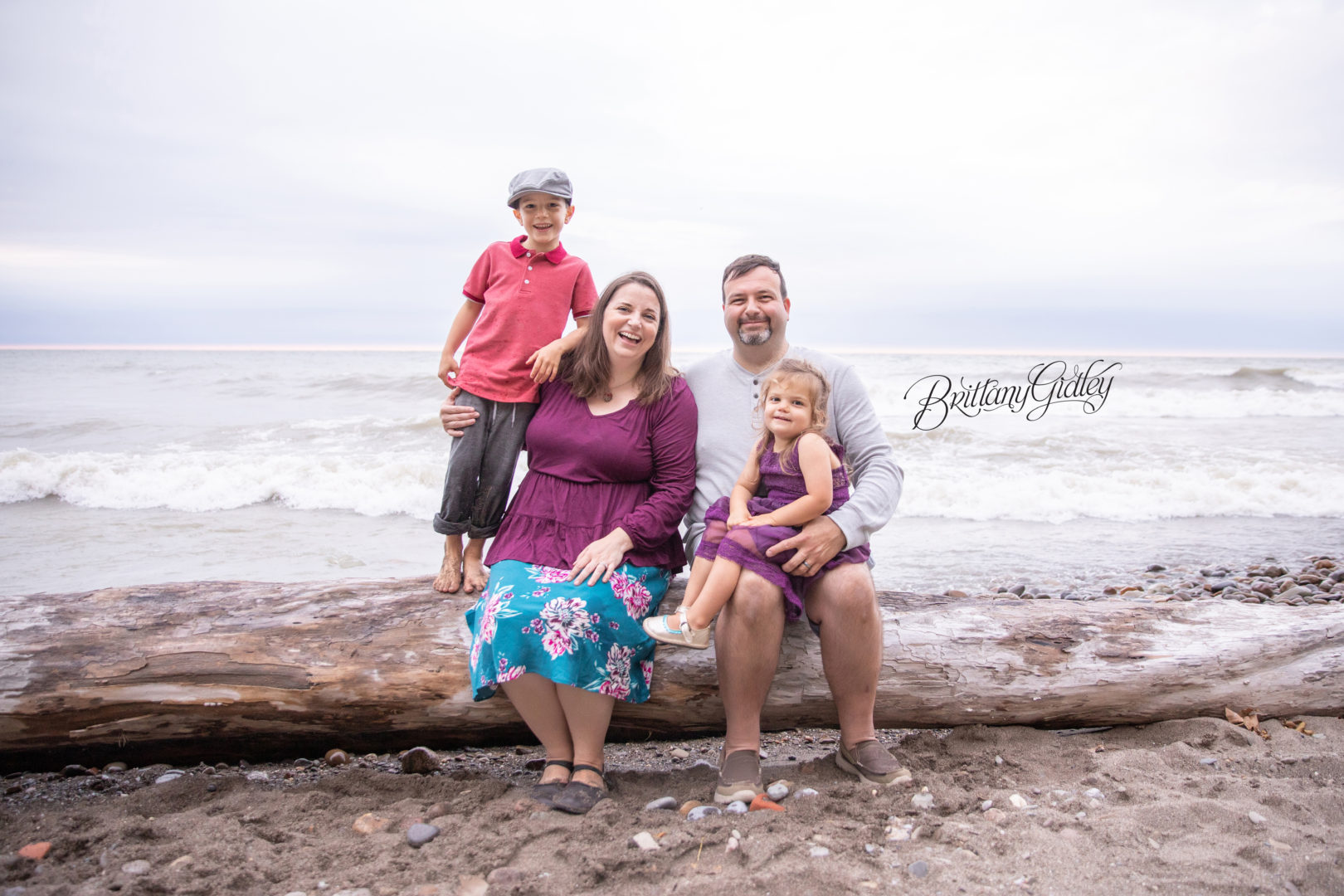 Beach Fall Family Photo Shoot