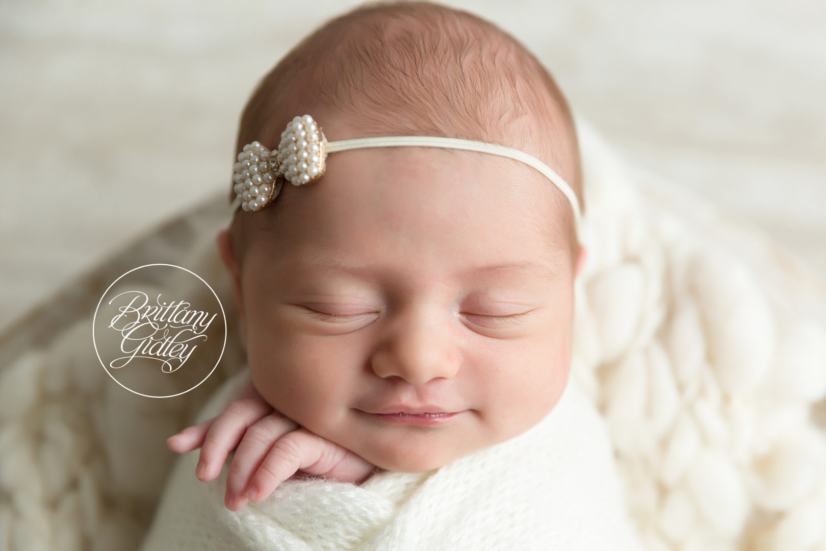 Smiling Newborn Baby
