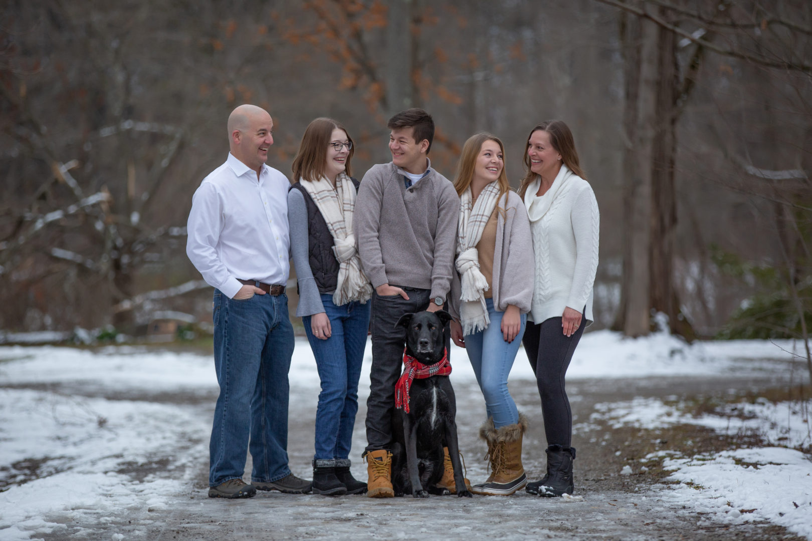 Family Photo Shoot in Winter