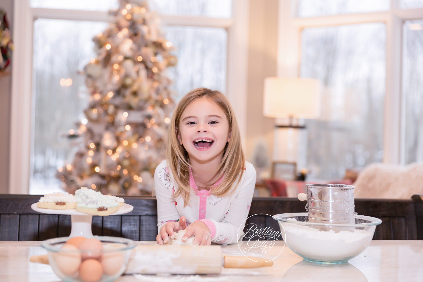 Decorating Christmas Cookies Photo Shoot Cleveland Ohio