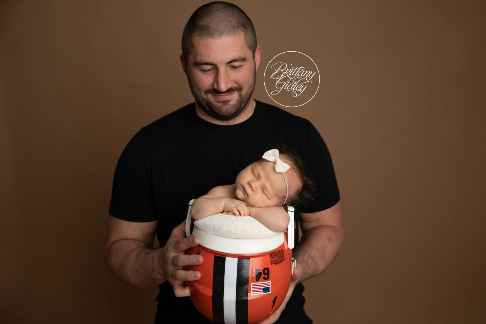 Cleveland Browns Newborn Photographer