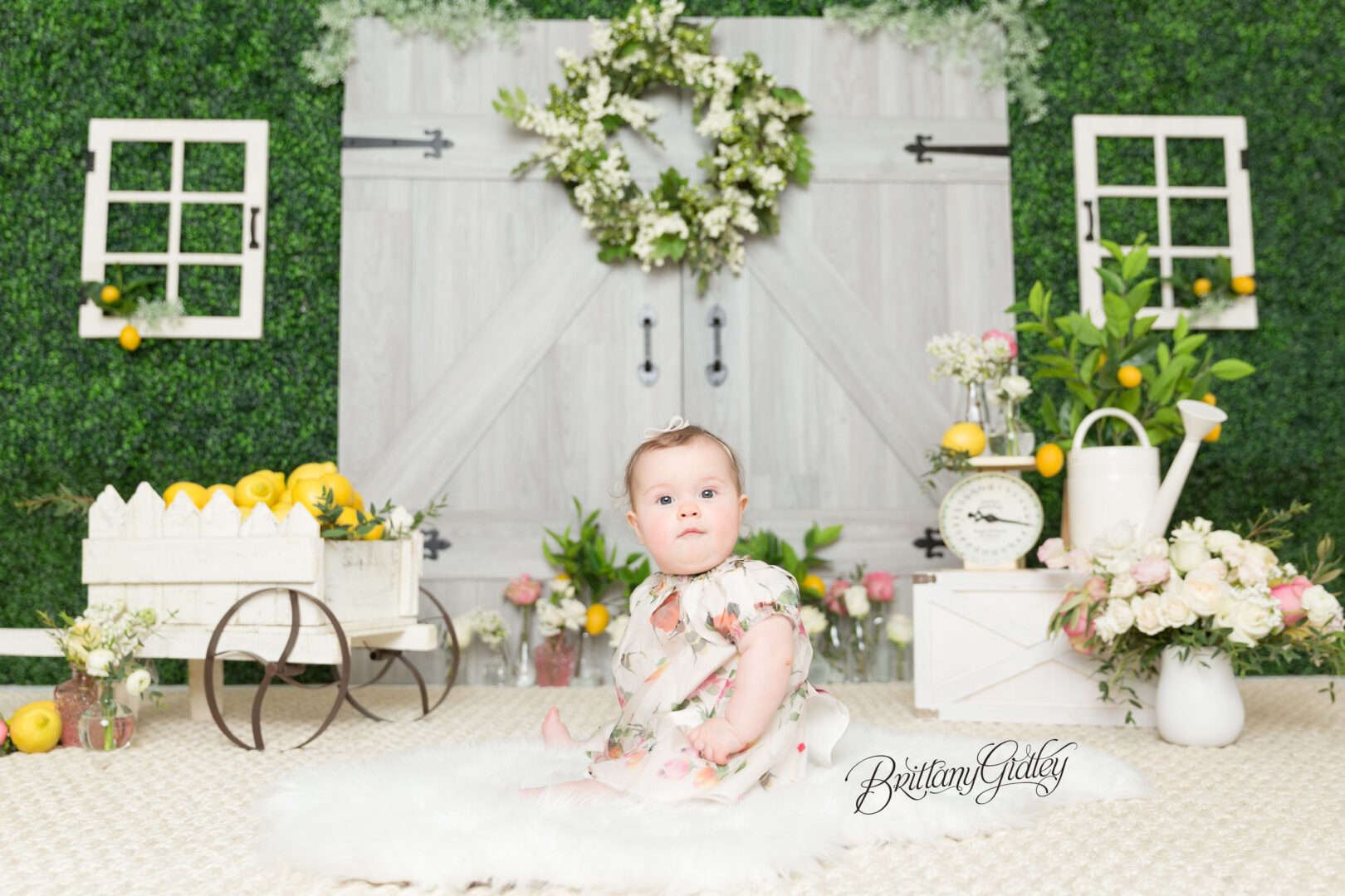 Lemon Themed Baby Photography | Lemons and Love Dream Session