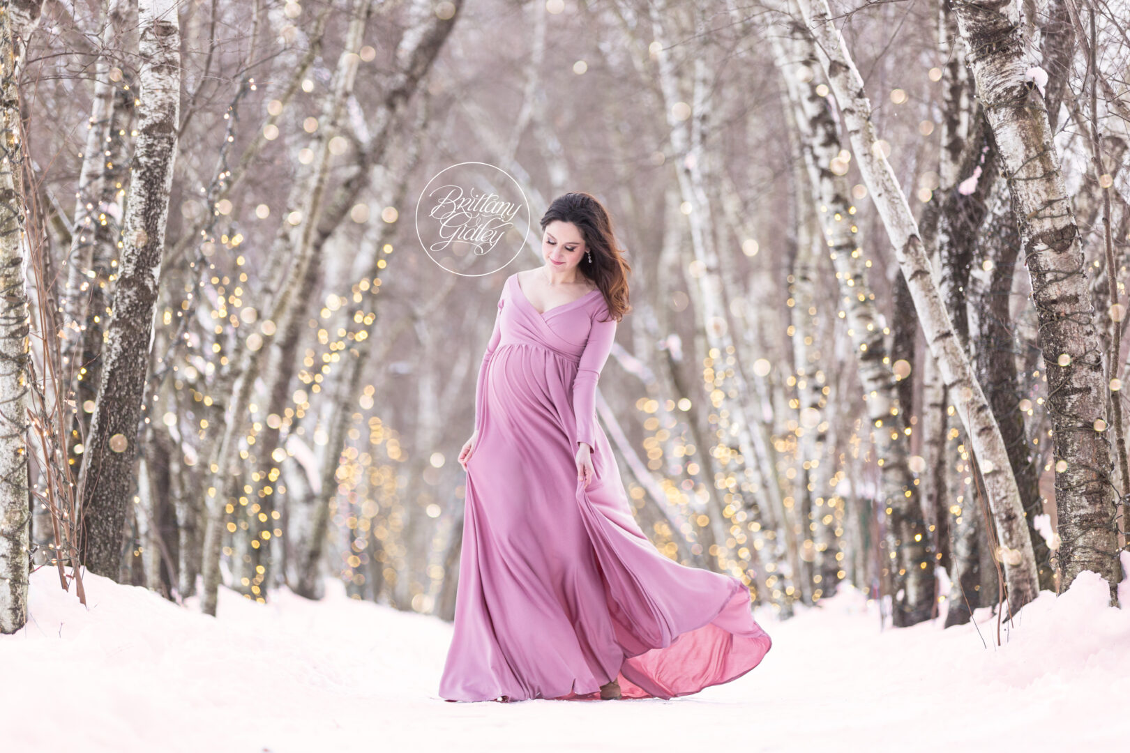Stan Hywet Photo Shoot Winter Snow